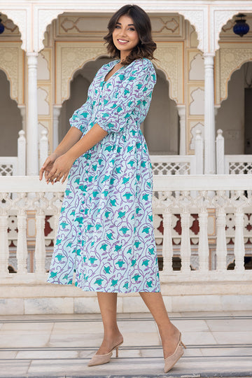 Light Blue Organic Cotton Dress