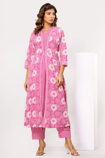 Pink  Organic Cotton Salwar