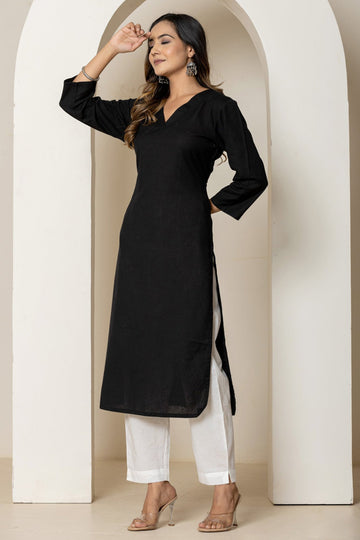 Off White Organic Cotton Narrow Pants