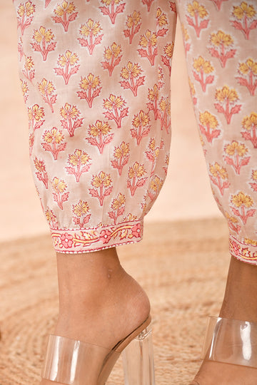 Peach Puff Organic Cotton Balloon Pants