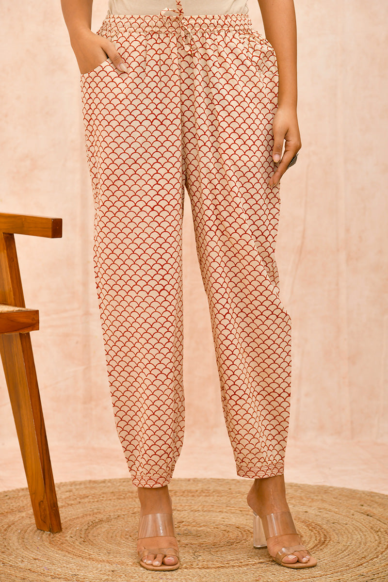 Bagru Cotton Balloon Pants