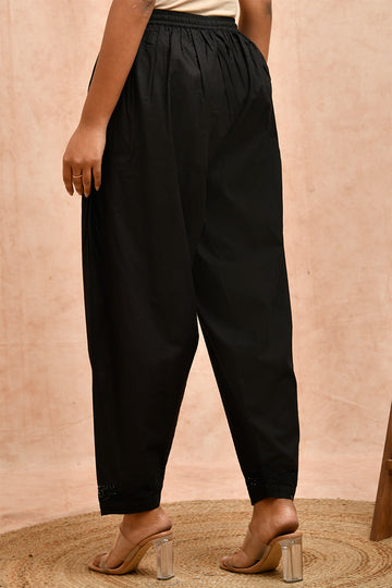 Black Organic Cotton Salwar