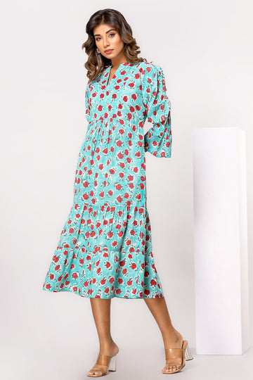 Tiffany Blue Organic Cotton Dress