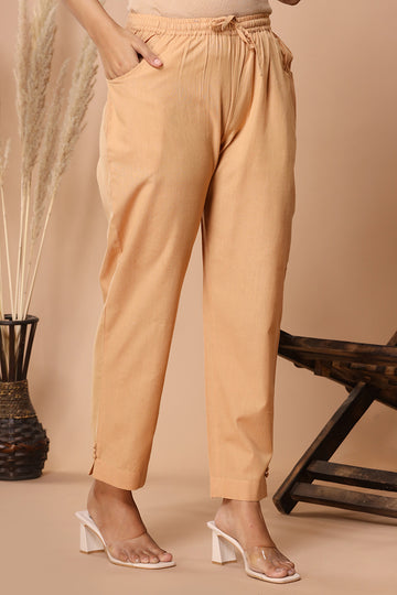 Tussar Handloom Cotton Narrow Pants