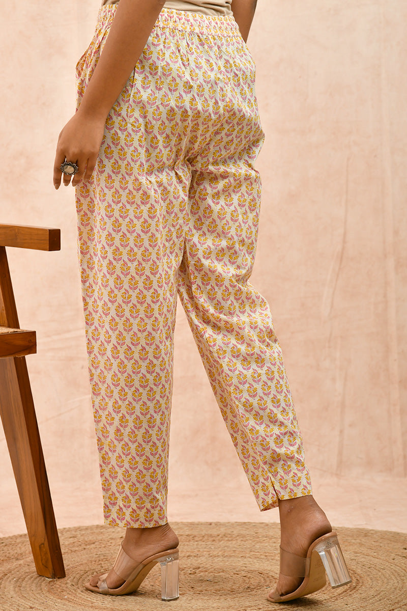 Tailored cigarette trousers Color amber - RESERVED - WX799-18X
