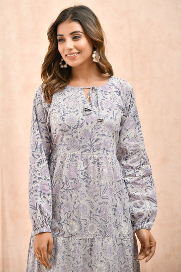 Lilac Organic Cotton Dress